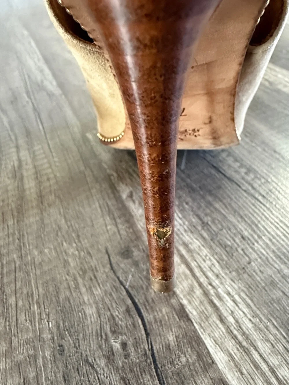 Coach Shoes Kate Brown Suede Buckle Heels Sandal Booties Size 7.5 - Picture 12 of 12